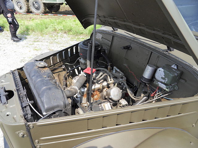 GAZ-69 Hood Open
