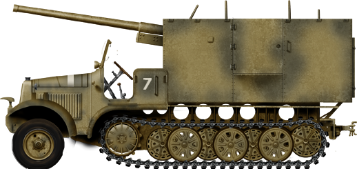 7.62cm Pak 36 (r) Auf 5t Zugkraftwagen Sd Kfz.6/3