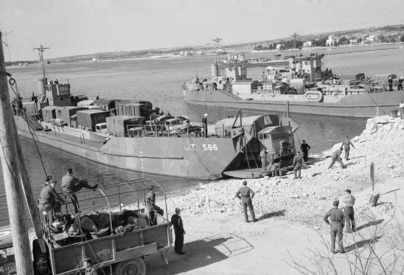 Matador landing from an LCT